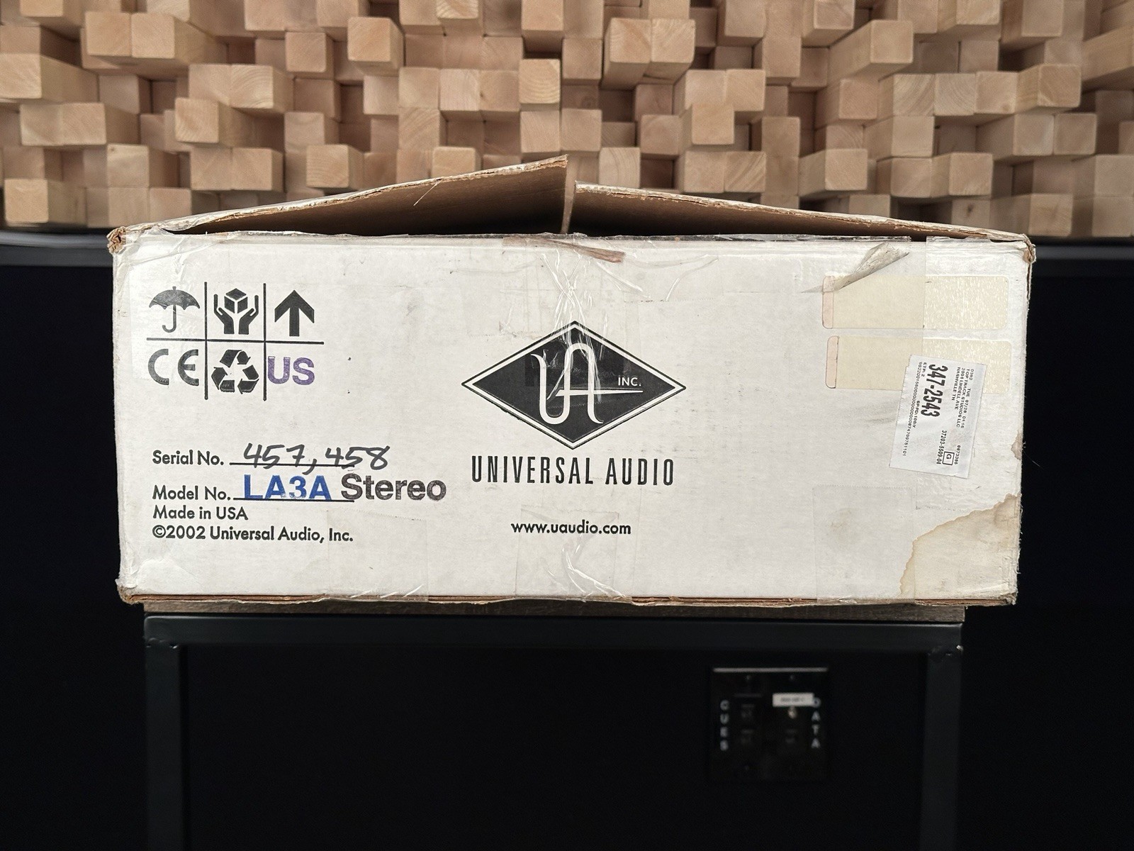 Universal Audio LA-3A Opto Compressor Sequential Stereo Pair. Urei LA 3A LA3A