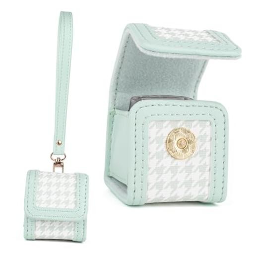 Adorable Storage Case Compatible with Case-PAL-Plaid style PAL-Plaid-Green