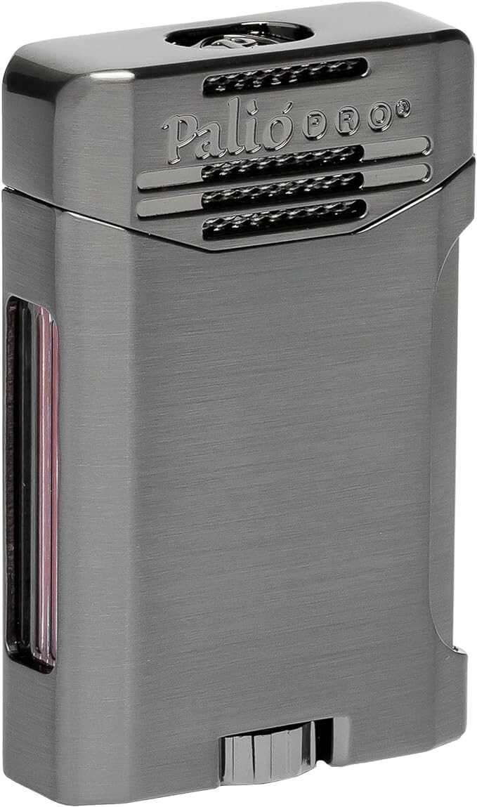 PALIO® Pro , Antares Double-Jet Torch Lighter. Side Squeeze Ignition, Gunmetal