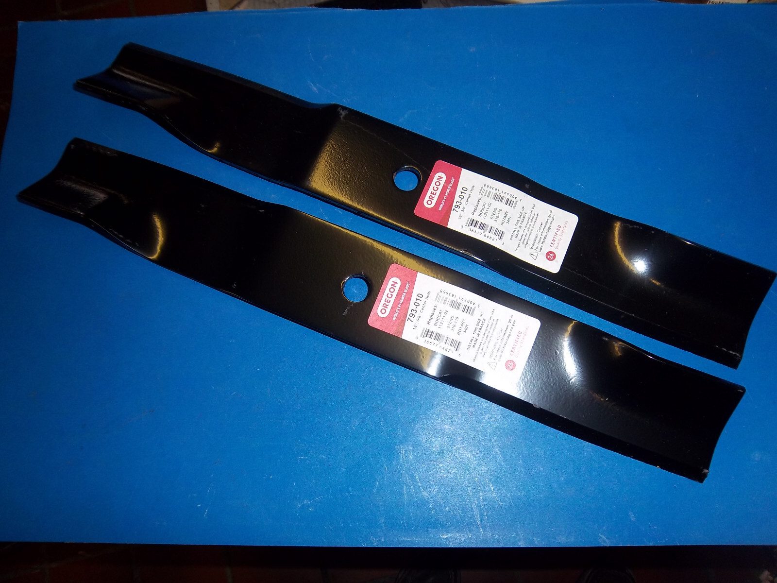 2 PK Oregon Genuine OEM Mower Blade FITS 36" CUT BOBCAT MOWERS 93-010 M3AF