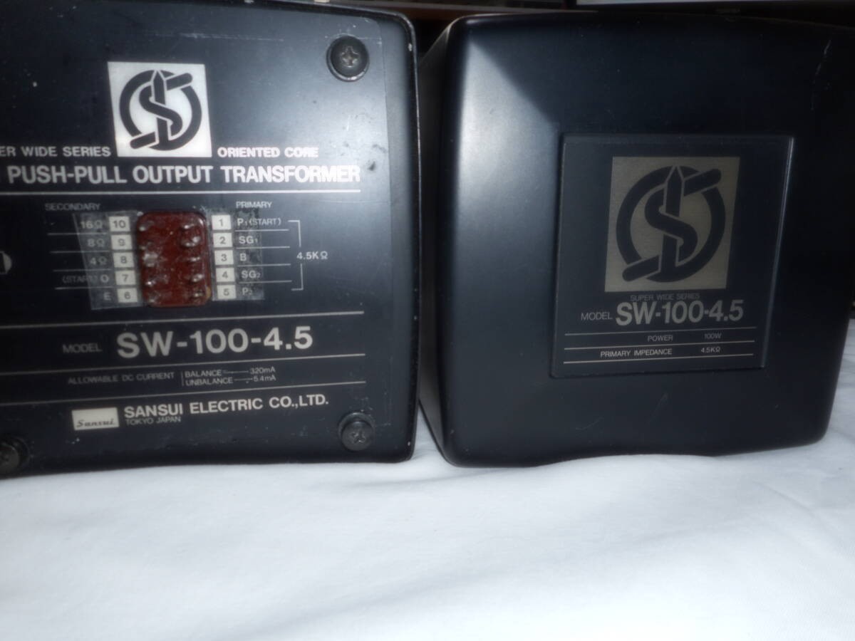 Sansui SW 100-4.5K Pair Output Transformer 5Hz-60kHz Used
