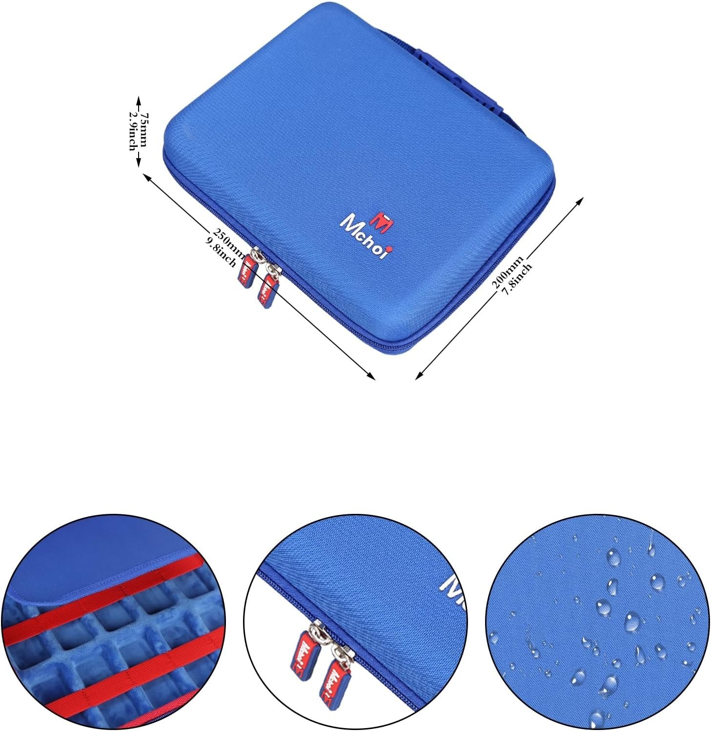 Shockproof Carrying Case for Hot Wheels 20 Cars, Toy Car Organizer for Your M...
