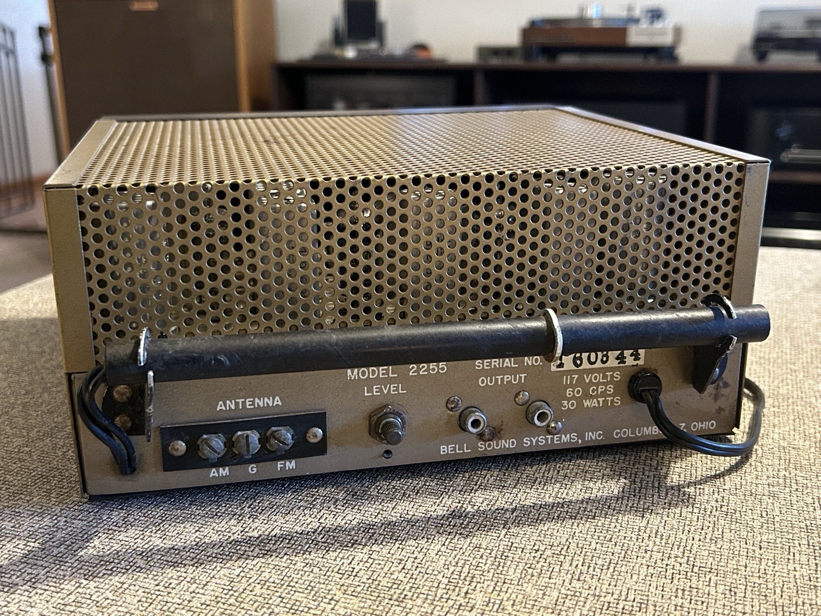 Bell Model 2255 Receiver tested working (See Video)