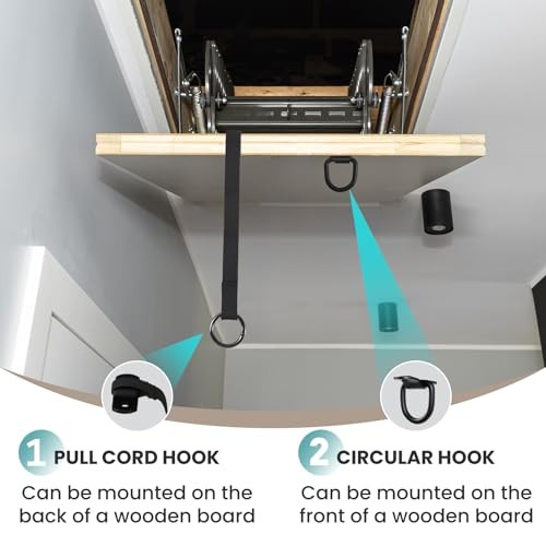 Attic Pull Down Hook, Extendable Attic Pull Rod, Attic Ladder Pull Down System