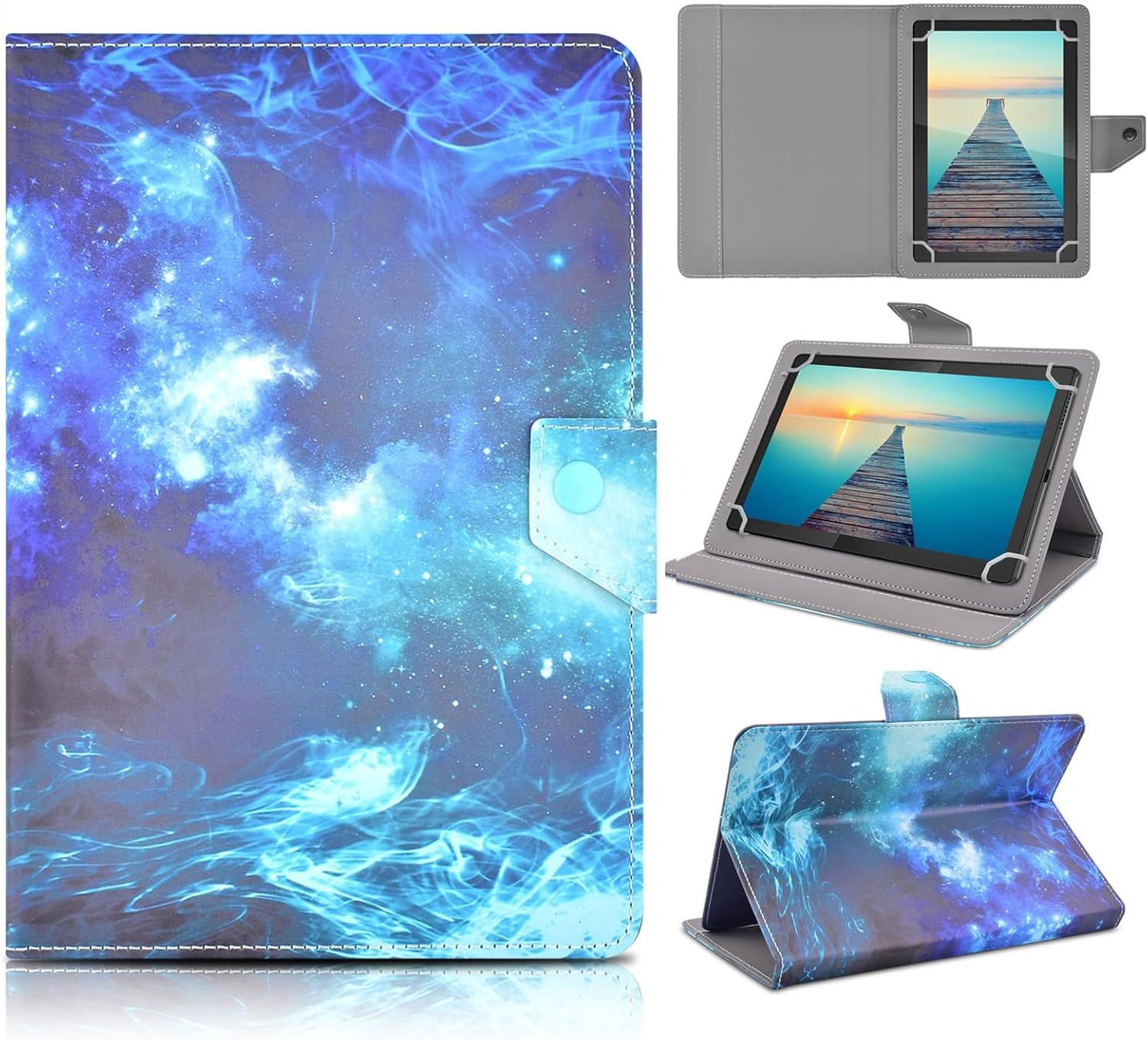 DETUOSI Universal 10.1 Inch Tablet Case, 10 Inch Tablet Cover, Travel Portable