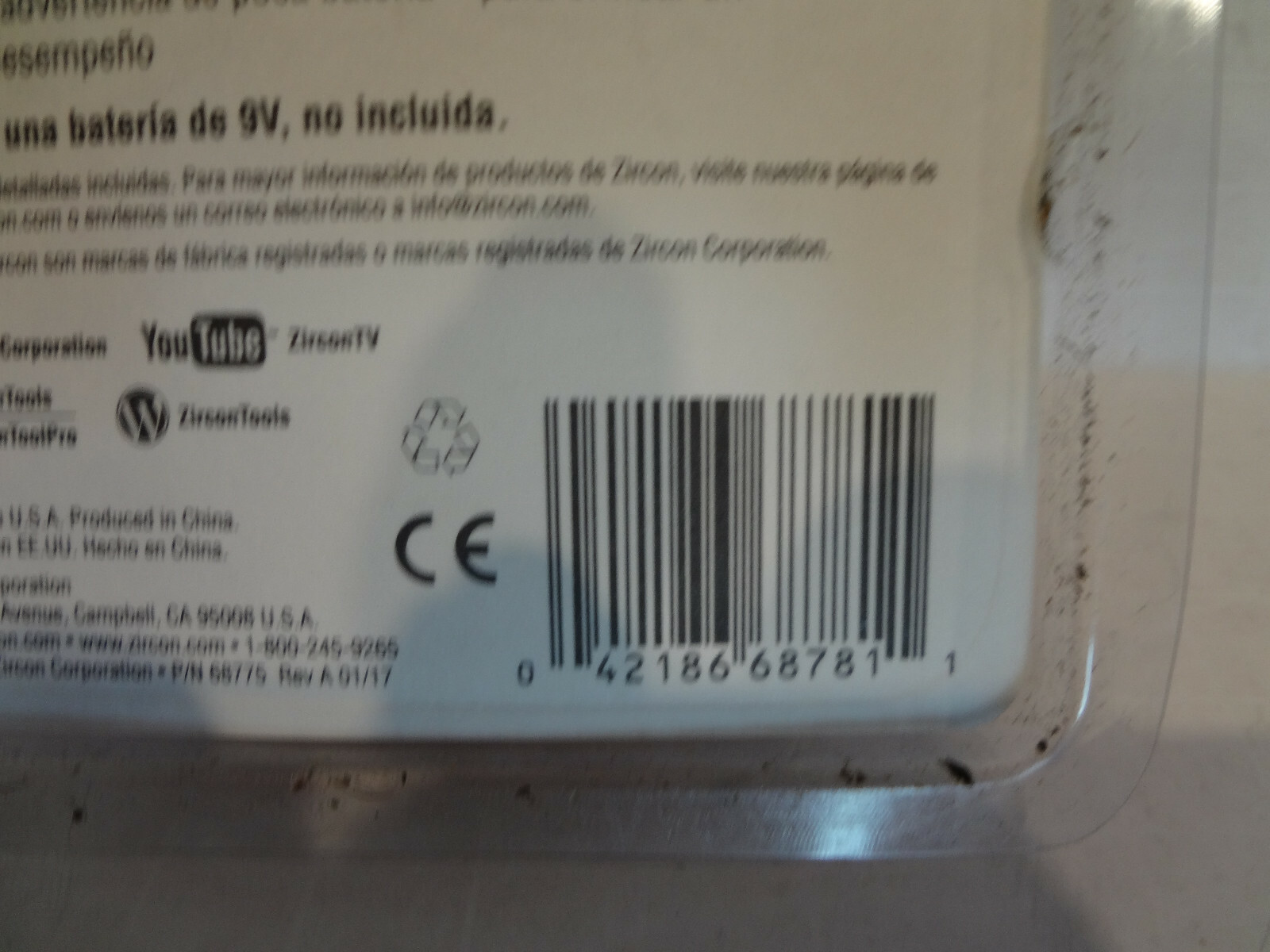 Zircon Leak Alert Electronic Water Detector