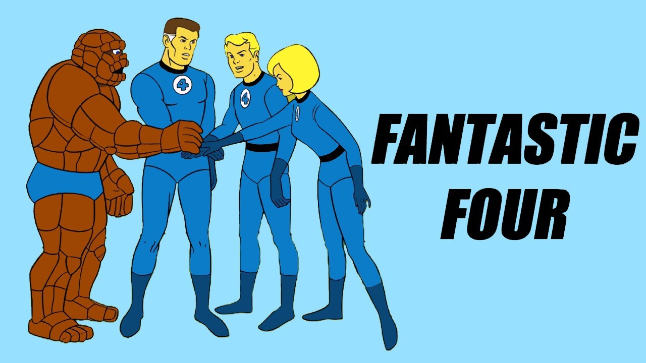 The Fantastic Four 1967 Complete Animated Series on 2 Unlabeled DVDs