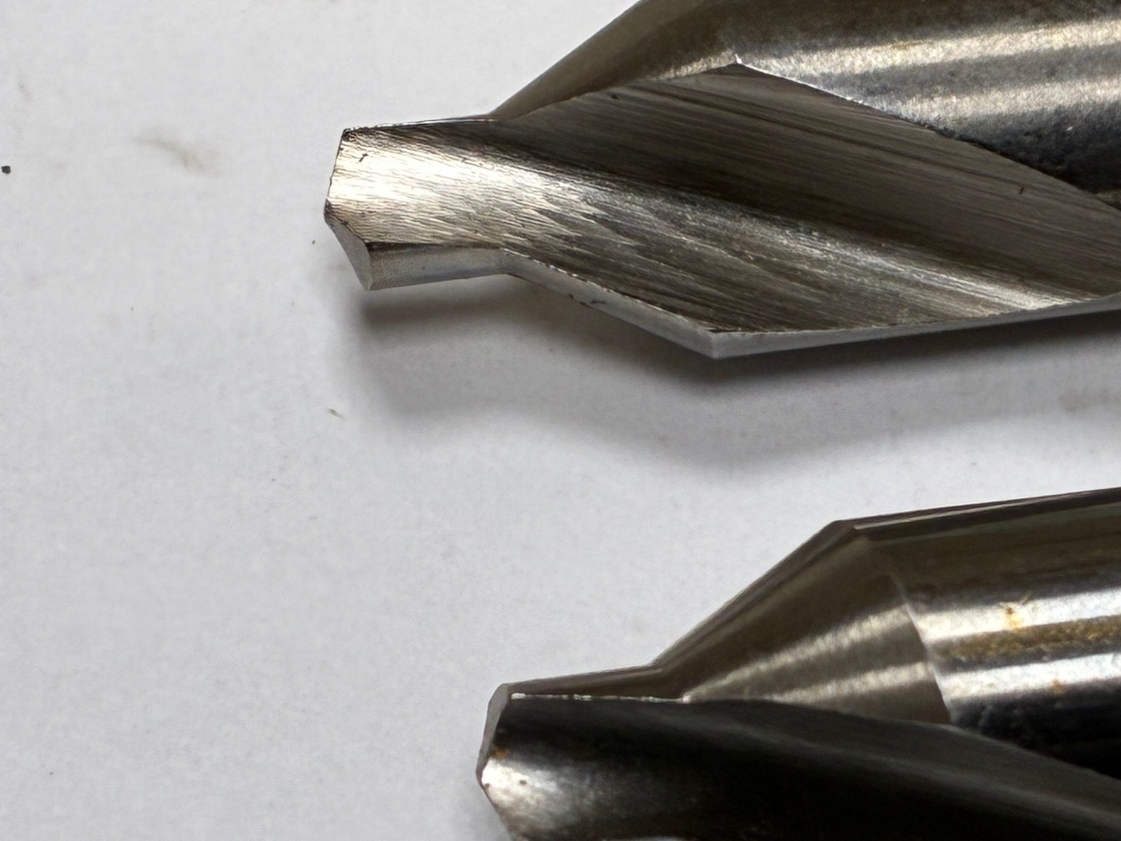 Qty 2, MSC #5, Cobalt Combo Drill & Countersinks, Plain, 2-3/4" OAL, Bright
