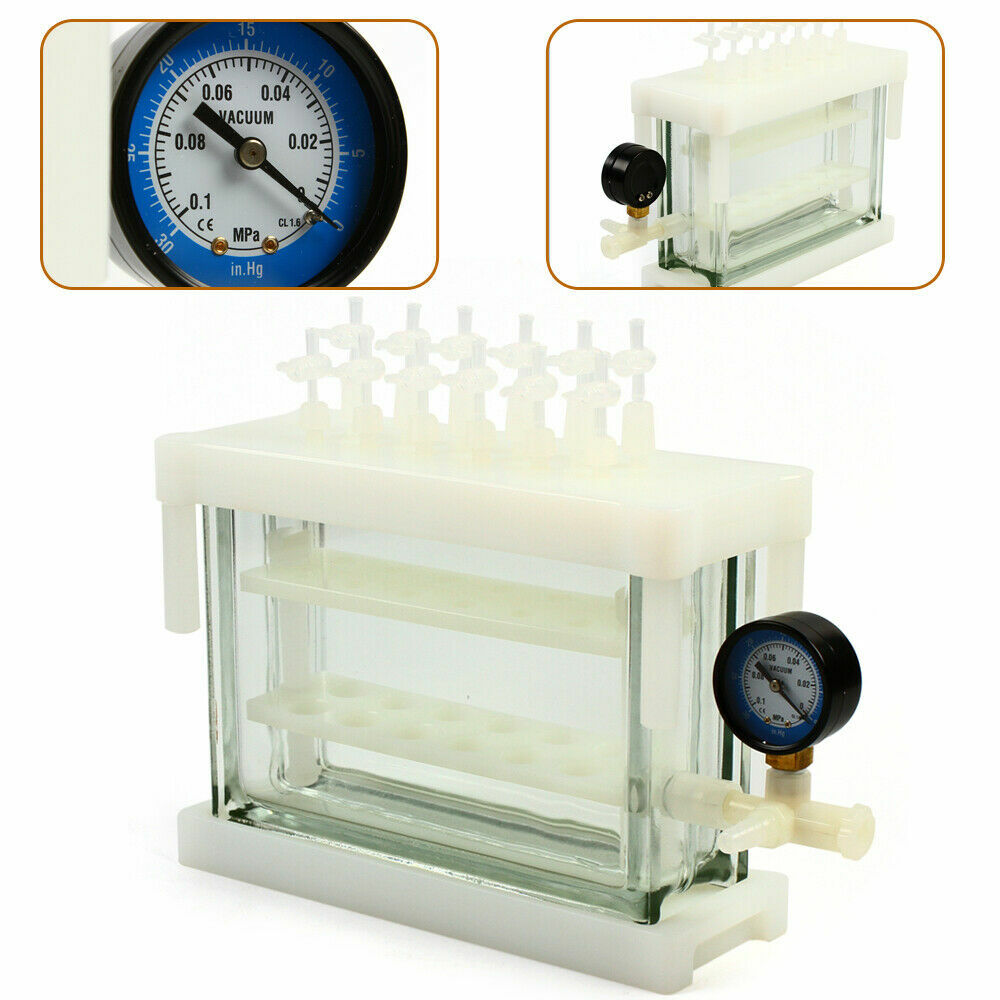 12 Position solid phase extraction vacuum SPE manifold e For Lab areas US Stock