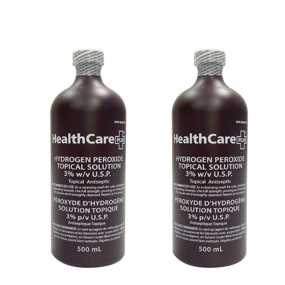 Redi-Medic Hydrogen Peroxide 3% USP 500ml -  Antiseptic, Skin Disinfectant (2)