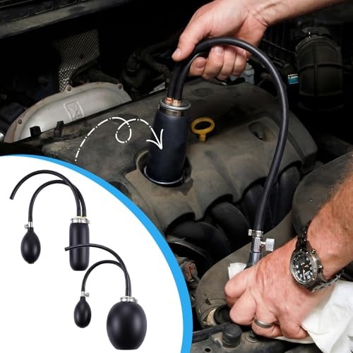 Pcs Universal Easy Intake Adapter Automotive Smoke Machine Inflatable 2 Silver