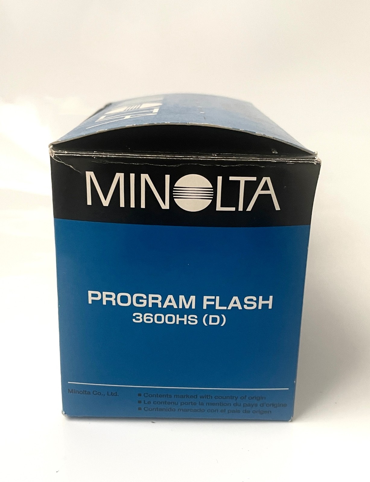 Minolta Program Flash 3600HS (D) Shoe Mount Camera Flash with Box, Case, Manual