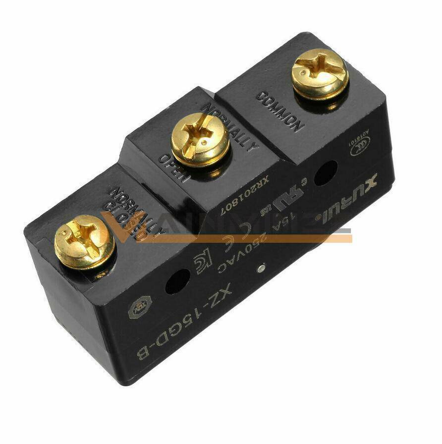 3PCS XURUI XZ-15GD-B Short Reed Snap Button Lever Type Microswitch NEW