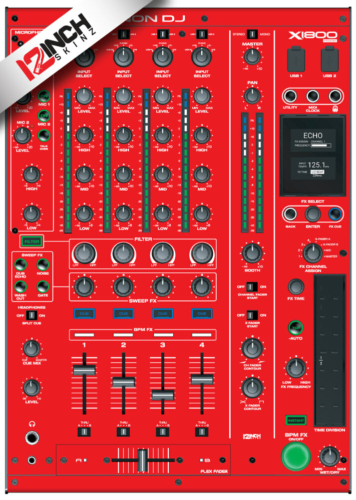 Denon Denon X1800 PRIME Skin Red