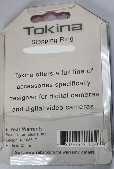 72-62mm Step-Down Stepping Lens Filter Converting Adapter Ring 72mm-62mm E72-E62
