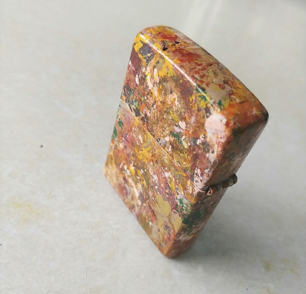 Zippo Oil Lighter, Multi-Color Custom, 2003