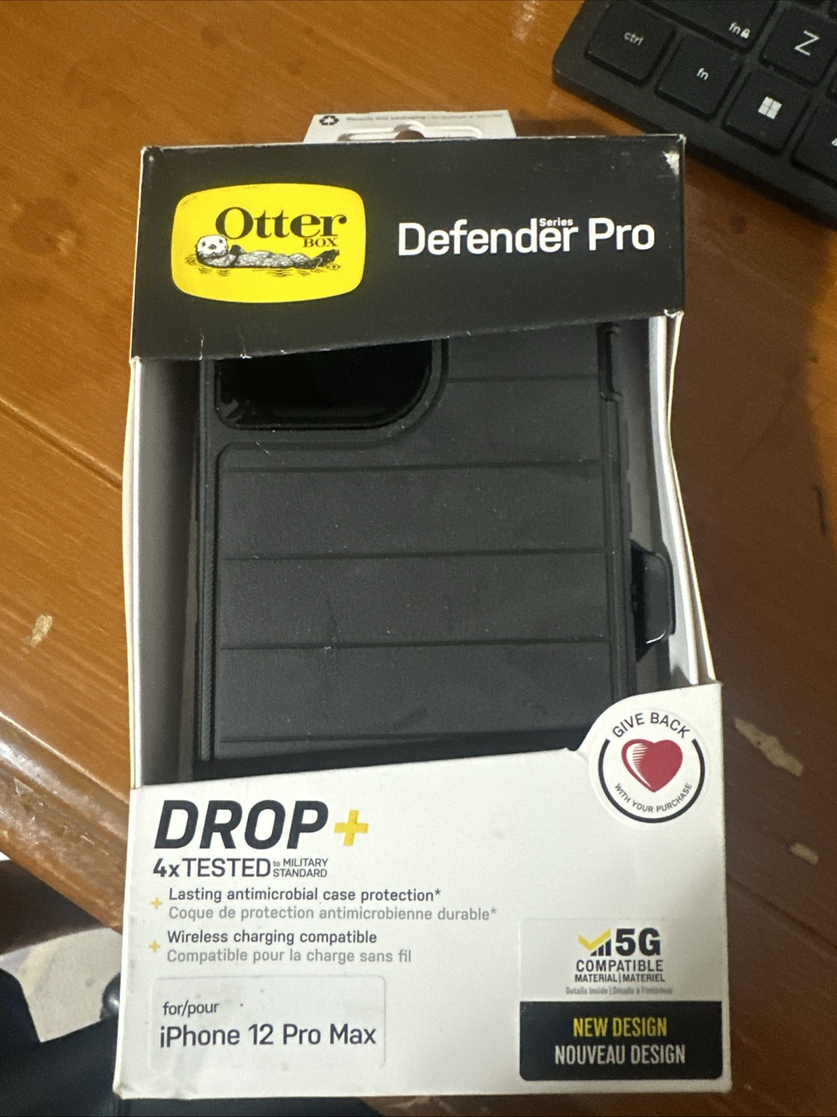 Otterbox Defender Pro Series AppleCase For iPhone 12 Pro Max with Clip 5G Black
