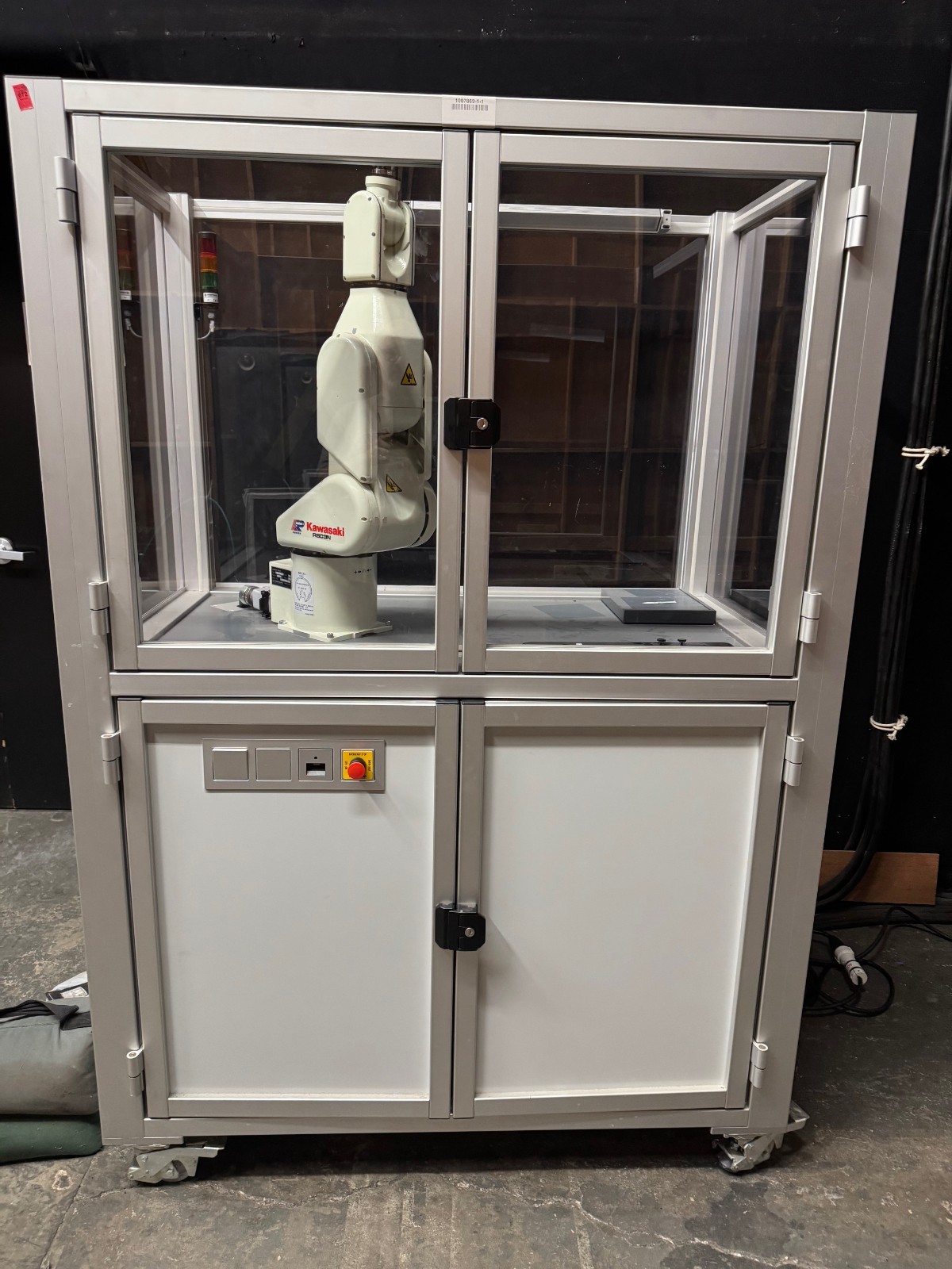 Kawasaki RS003N Robot arm E70 E series pendant tested low hours