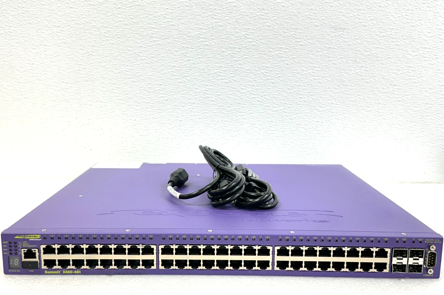 Extreme 16402 Summit X460-48T Managed 48-Port Switch XGM3SB-4SF FREE SHIPPING 🚚