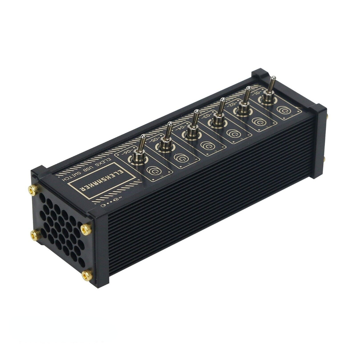 Eleksmaker NK1 ELEKS USB Switch 6 Port USB Hub Vintage with Toggle Switch top