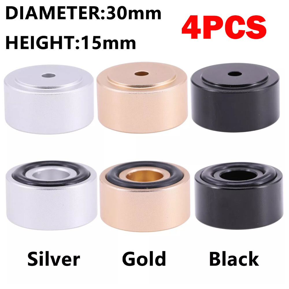4x Amplifier Feet 30*15mm HIFI Turntable Feet Audio Speaker Isolation Feet Pad