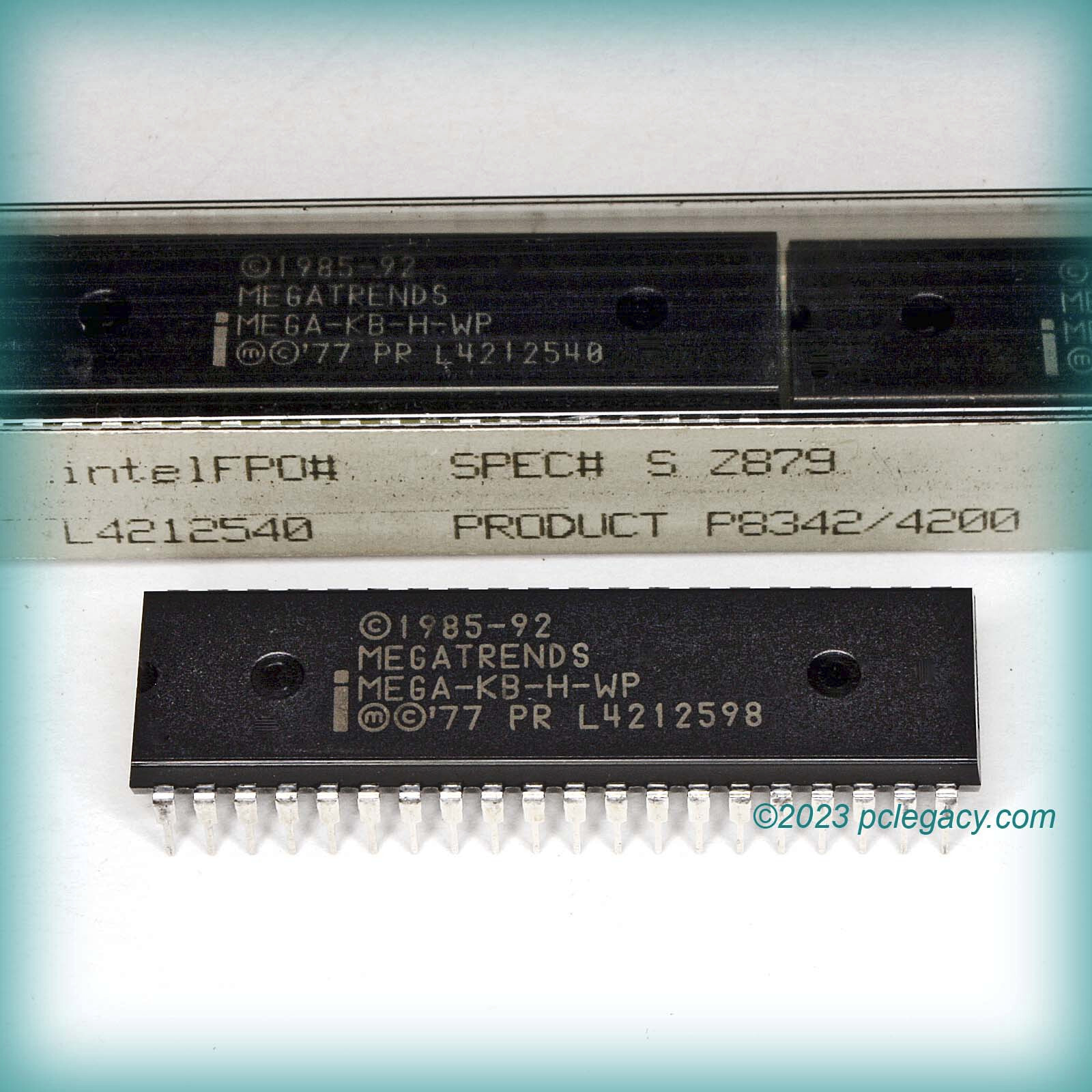 8042 Keyboard Controller chip — Intel MEGA-KB-H-WP — NEW, NEVER USED (NOS)