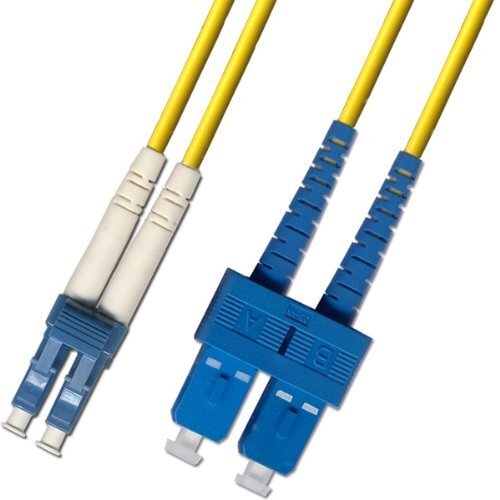 1M 3.28FT OS2 LC SC Fiber Optic Cable Duplex Singlemode 9/125 Cord Patch Cable