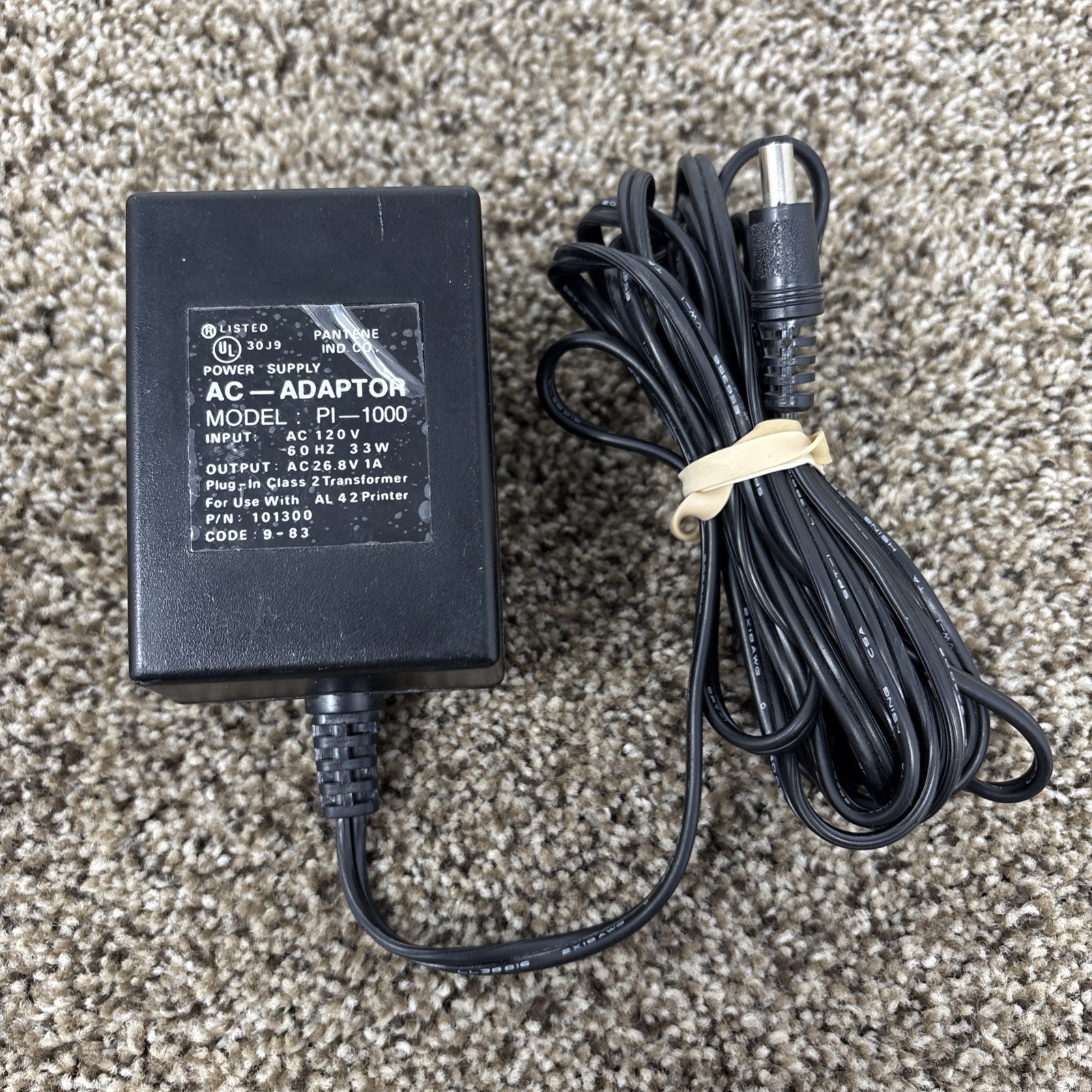Atari 800 Computer Alphacom 42 Thermal Printer 40 Colum AS IS FOR PARTS!!!