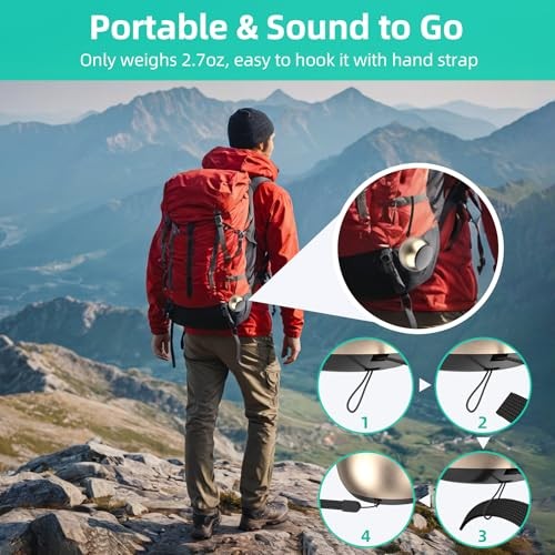 2Pack Portable Mini Speakers, Bluetooth Tiny Speakers,Wireless Micro Gold