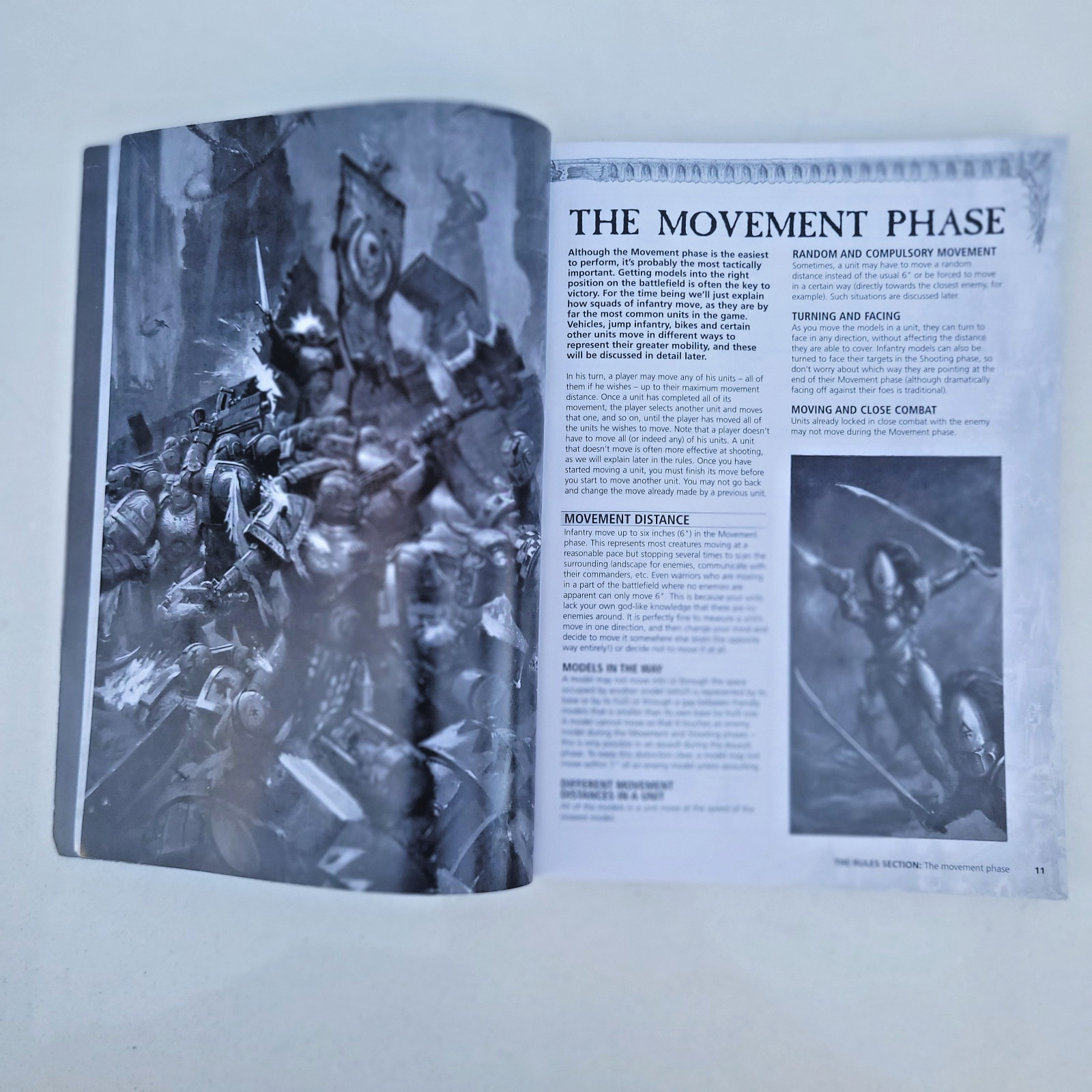 Warhammer 40k Rule Book. Warhammer 40k 5th Edition Soft Back. VG+