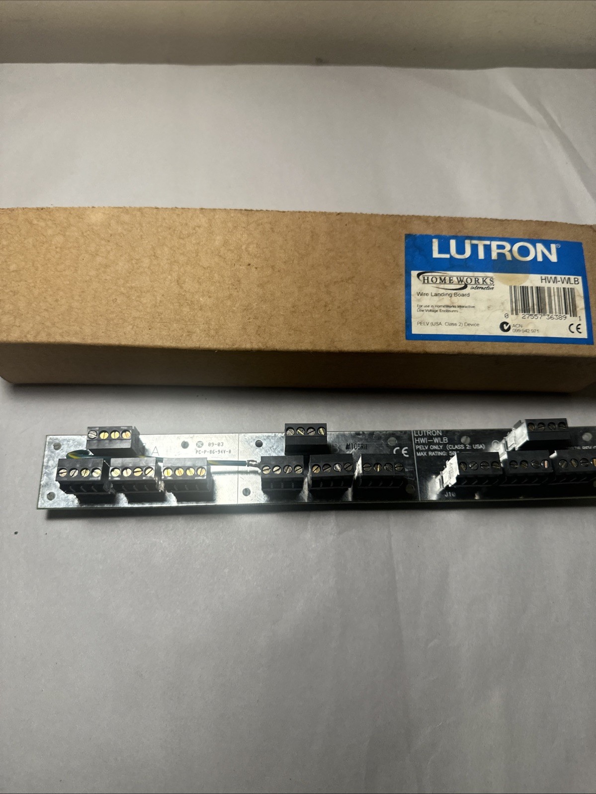 (2) Lutron Wire Landing Boards HWI-WLB New Old Stock