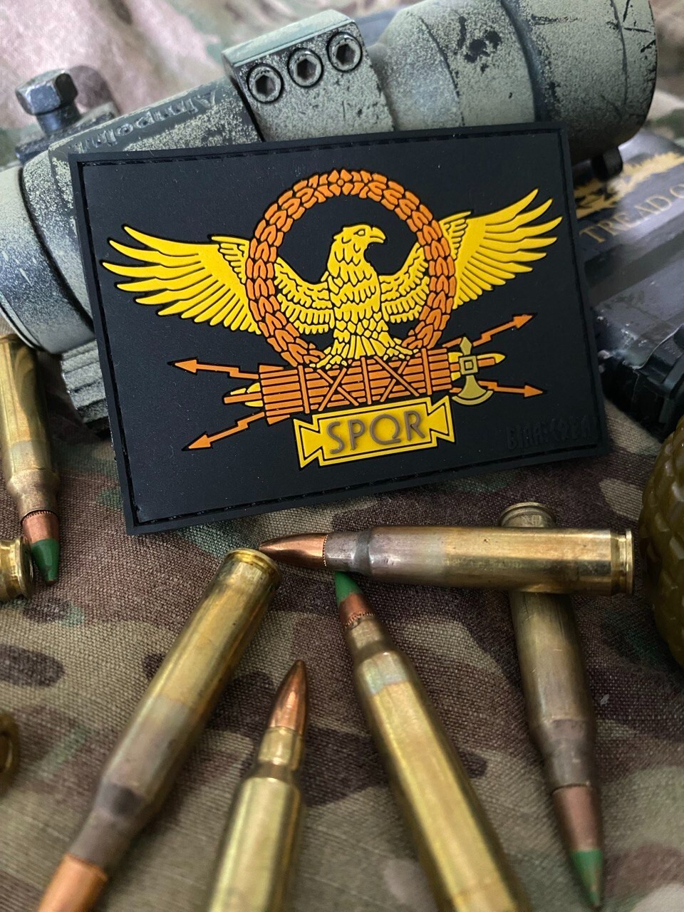 PVC tactical military patch “SPQR”