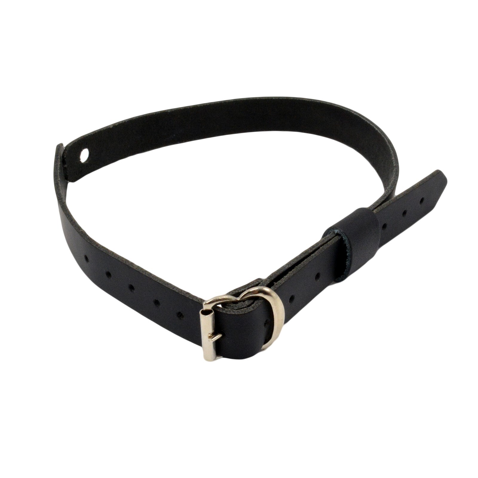 Jay-Pee Leather Hat Back Strap Chin Strap for Visor Hat Chrome Buckle