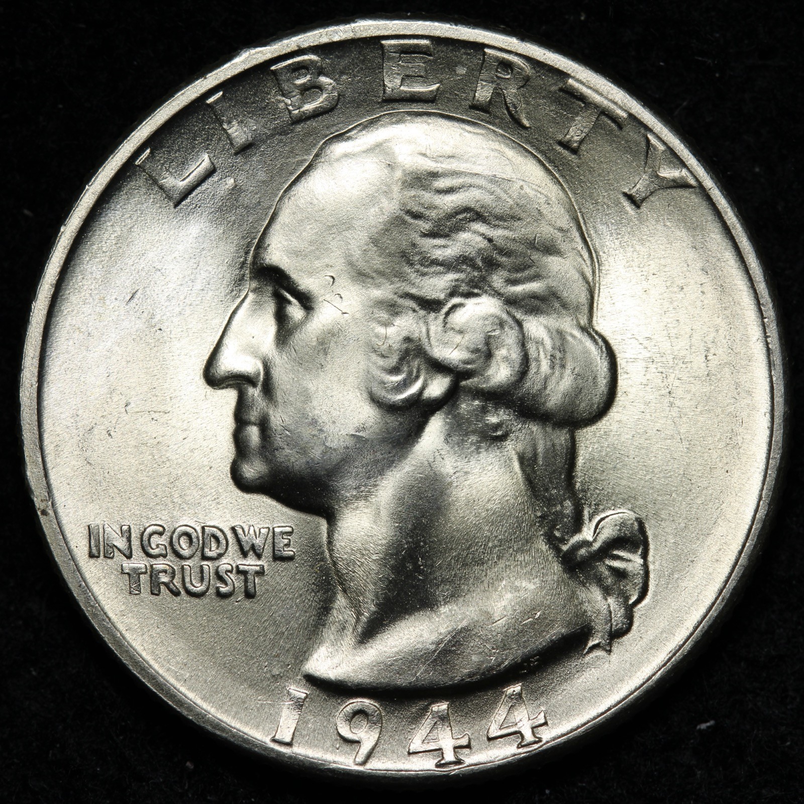 1944 Washington Silver Quarter BU *UNCIRCULATED* MS E342 RJCE