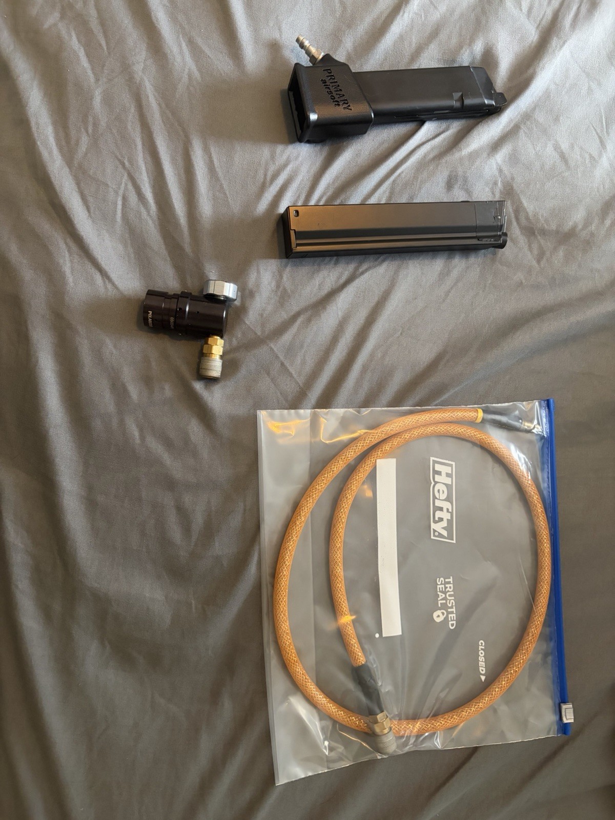 Hpa Glock/MP5 Adapter Starter Kit with Regulator, Adapter, And Line Airsoft