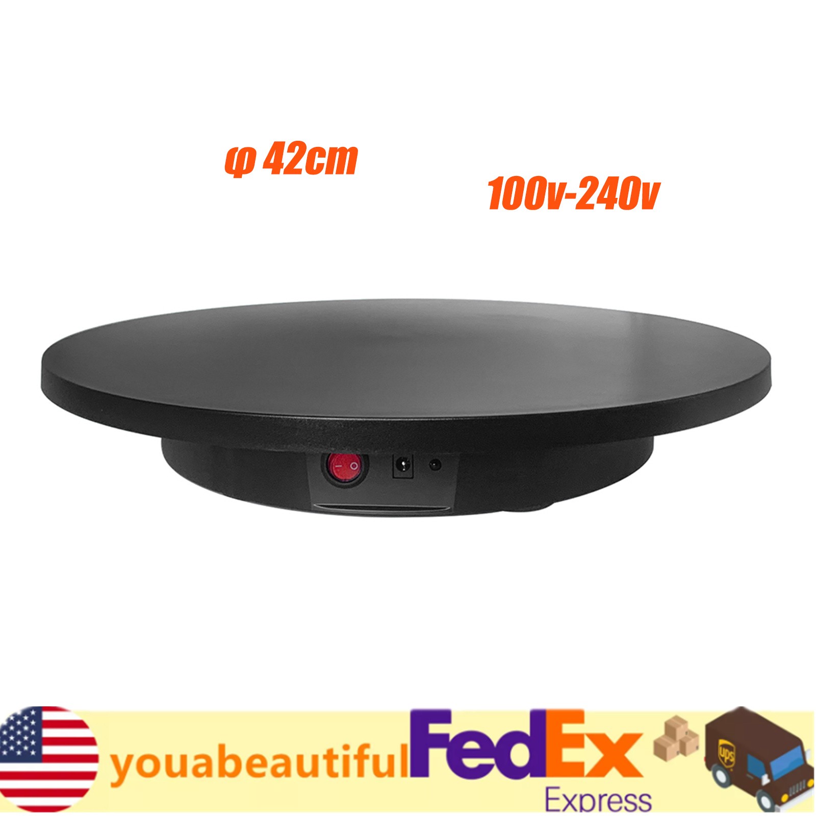 16.5 Inch Electric Motorized Rotating Turntable Display Turn Table and Remote