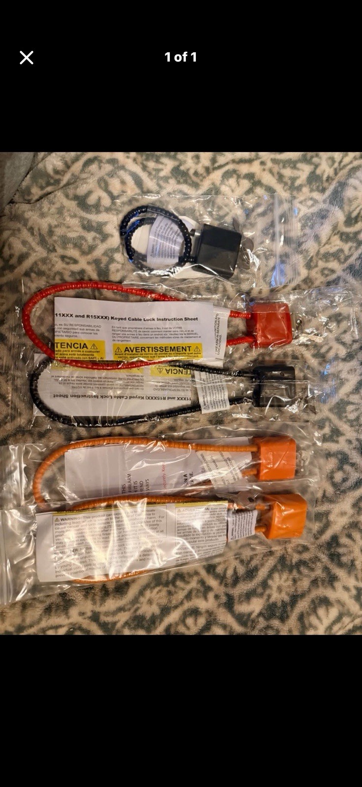 Cable Gun Locks X6 Quantity. New, Unused, Unopened.
