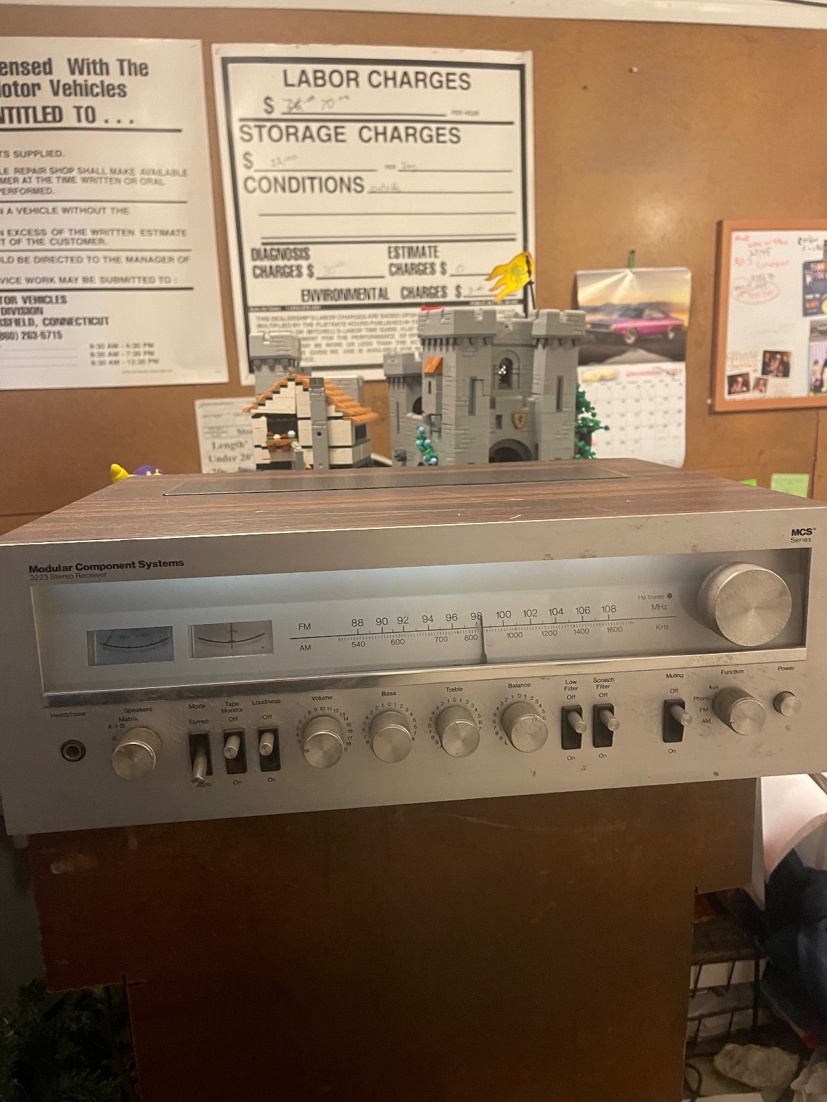 Modular Component Systems MCS 3223 Stereo Receiver Vintage - TESTED & WORKS