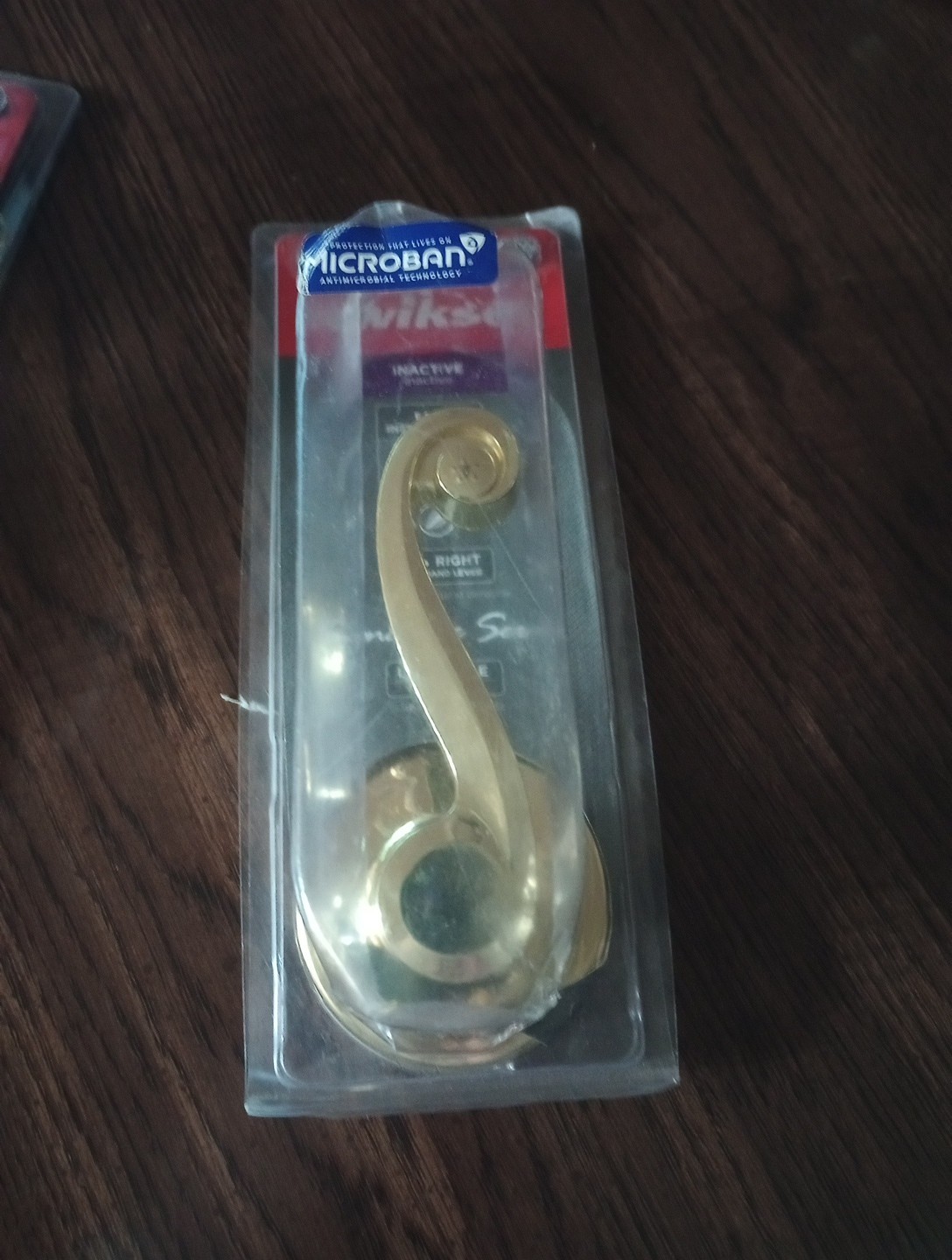 Kwikset Lefty One-Sided Inactive Door Handle (Package DMG/Creased) Check Pics