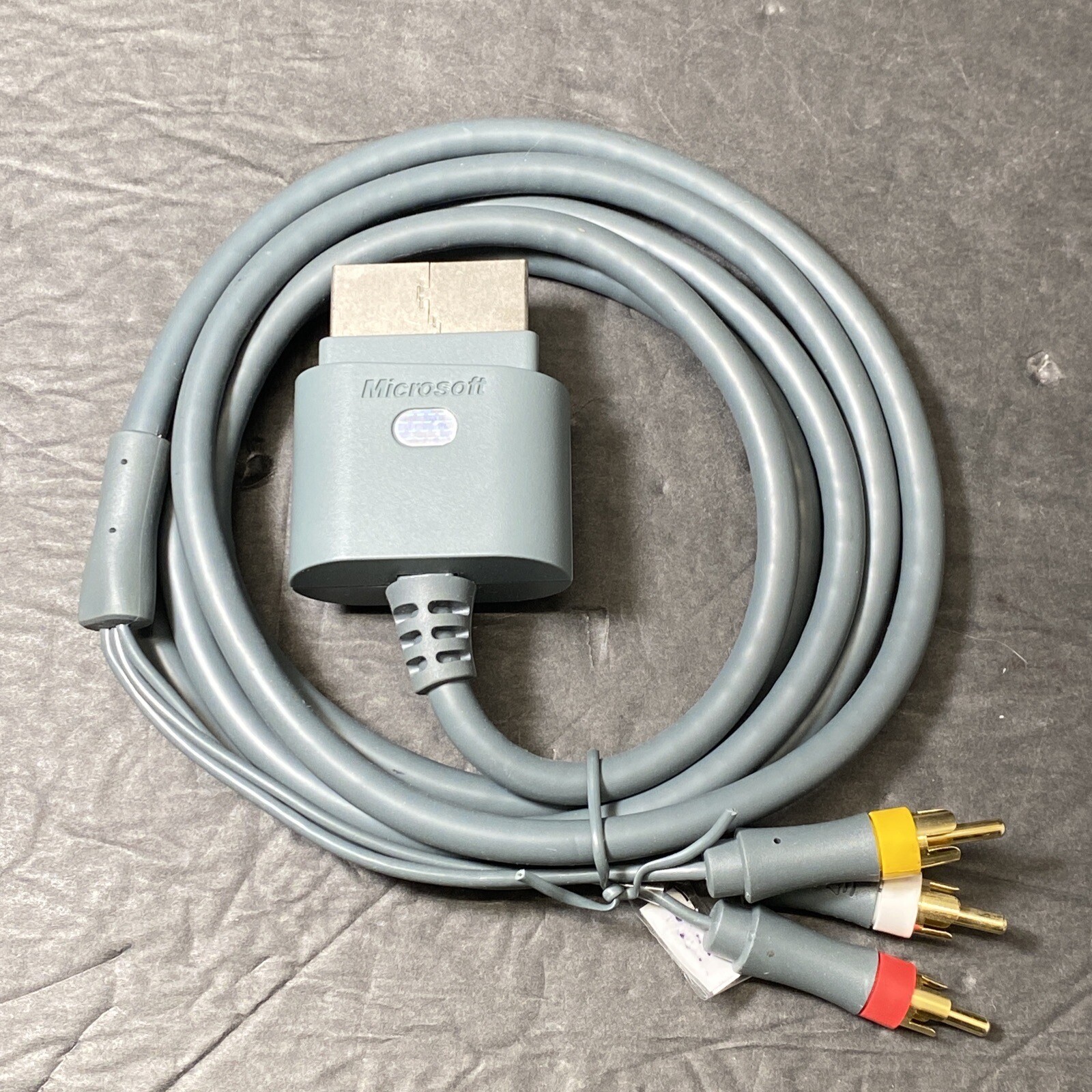 Genuine Microsoft Xbox 360 Composite AV Cable RCA HDTV X810973-001