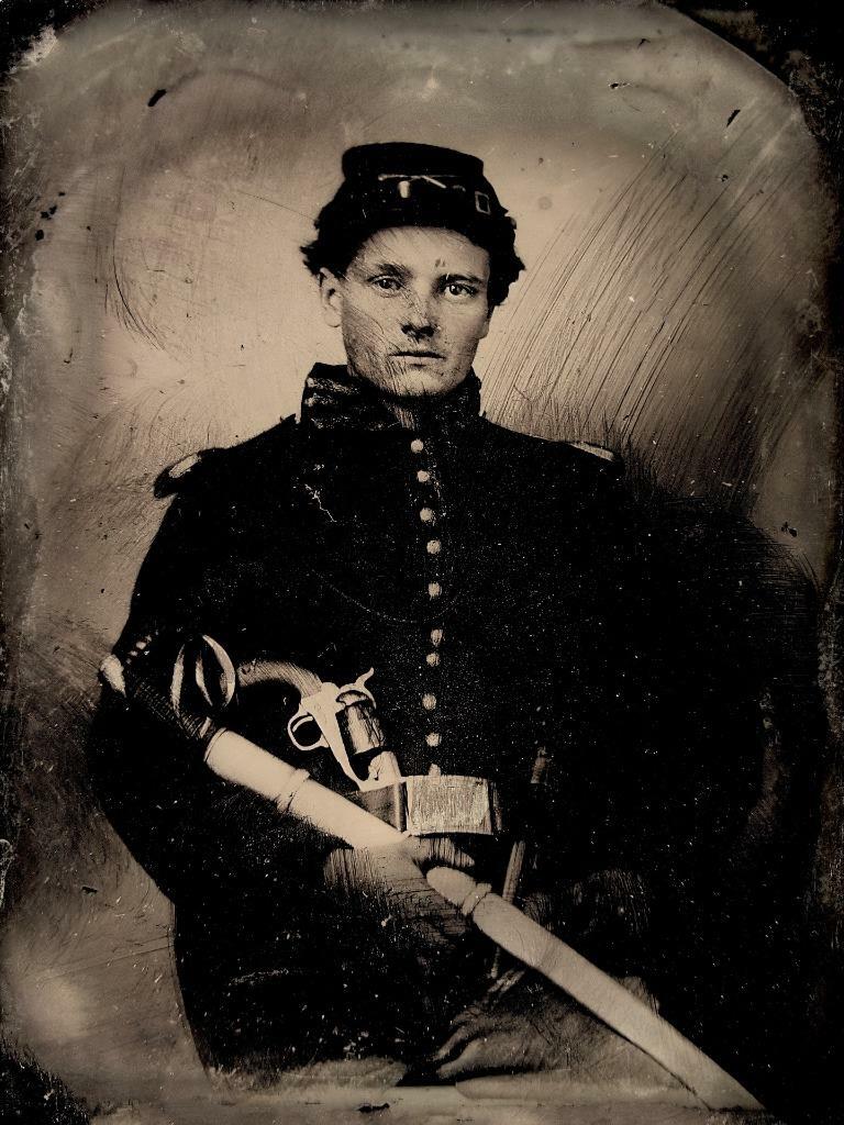 Master Series Collection Civil War Soldier Ninth-Plate Tintype C2723RP