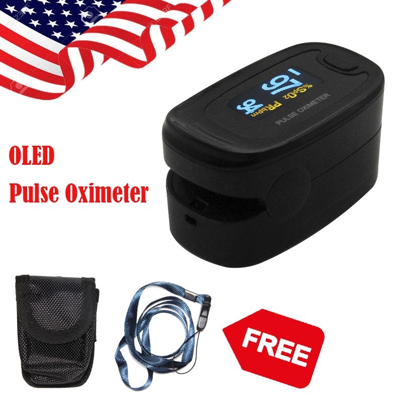 US Shipping Contec Fingertip Oximeter Oxygen O2 SPO2 Saturation Pulse rate