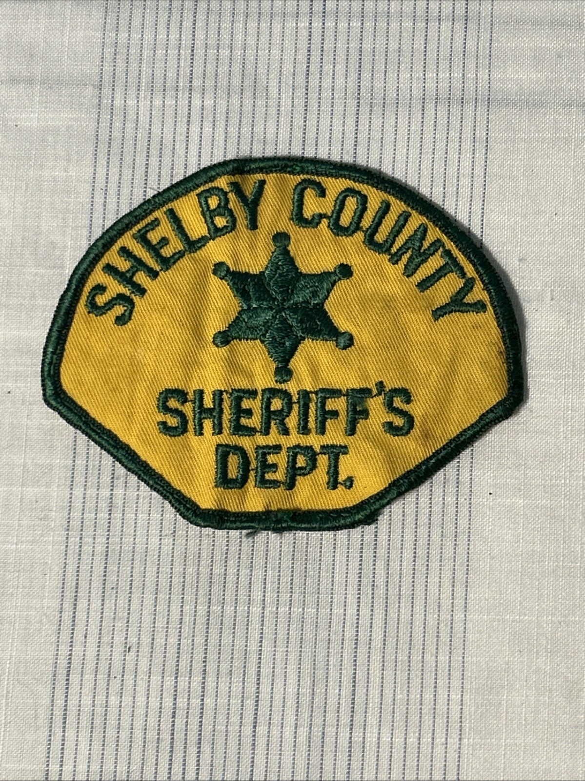 Vintage Shelby County Sheriff's Dept. Patch