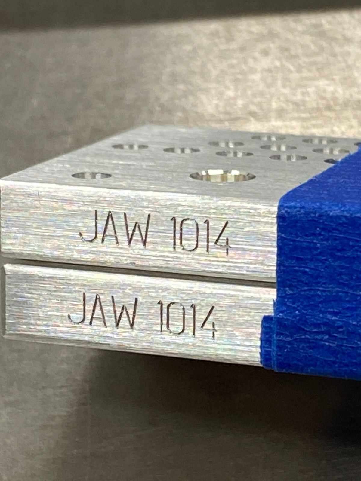 VISE JAWS FOR NEW HERMES ENGRAVING MACHINE UNIVERSAL HOLD FOR ODD SHAPED OBJECTS