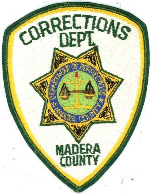 CALIFORNIA CA MADERA COUNTY CORRECTIONS NICE SHOULDER PATCH POLICE SHERIFF