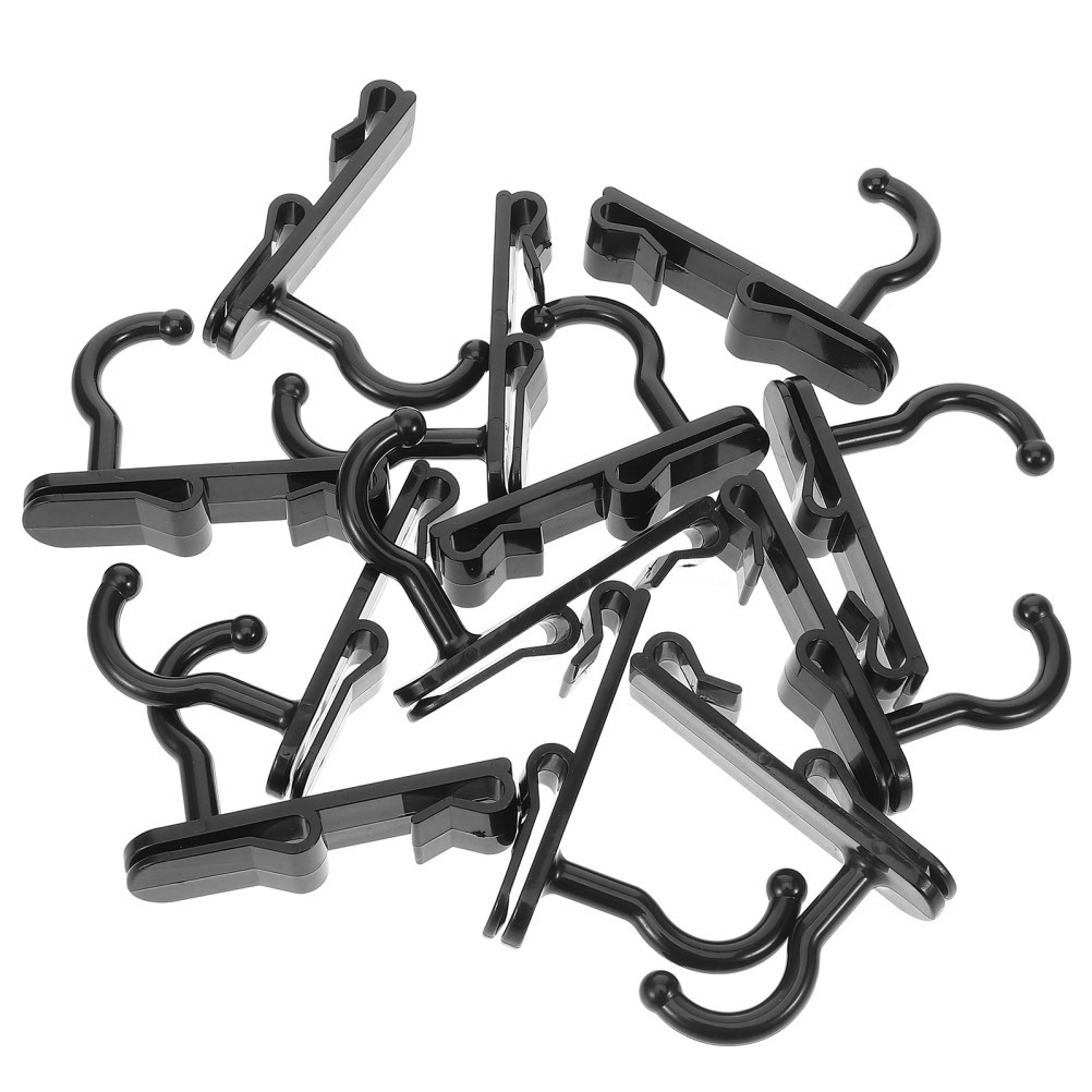 24pcs Plastic Hooks Gridwall Hanging Hook Display Grid Wall Hook Gridwall Hook