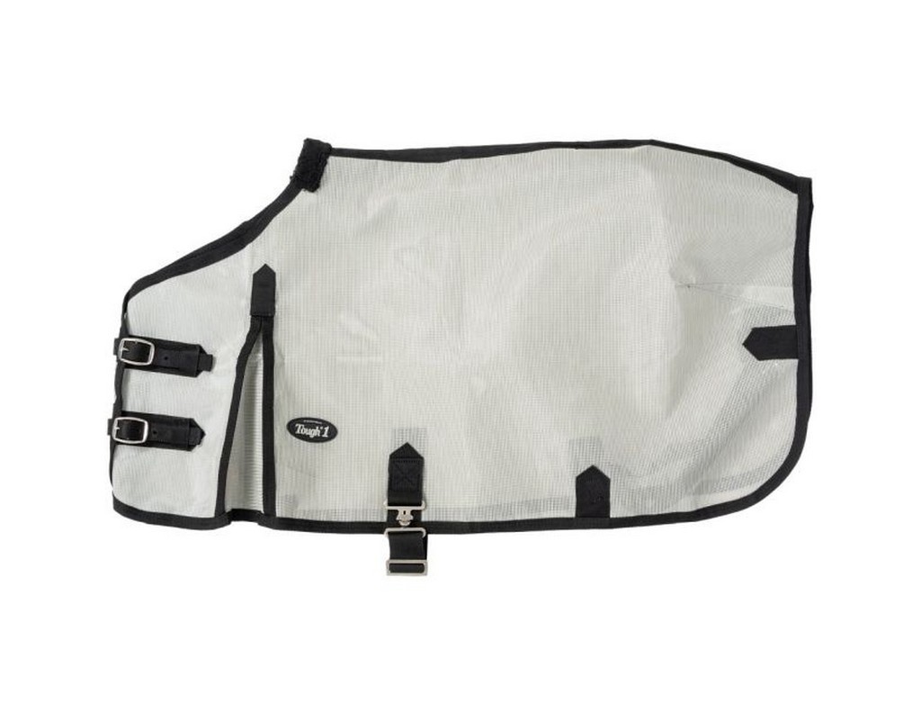 Tough 1 Sheet PVC Mesh Bug Barrier Fly Buckle Mini Gray 34-8620MN
