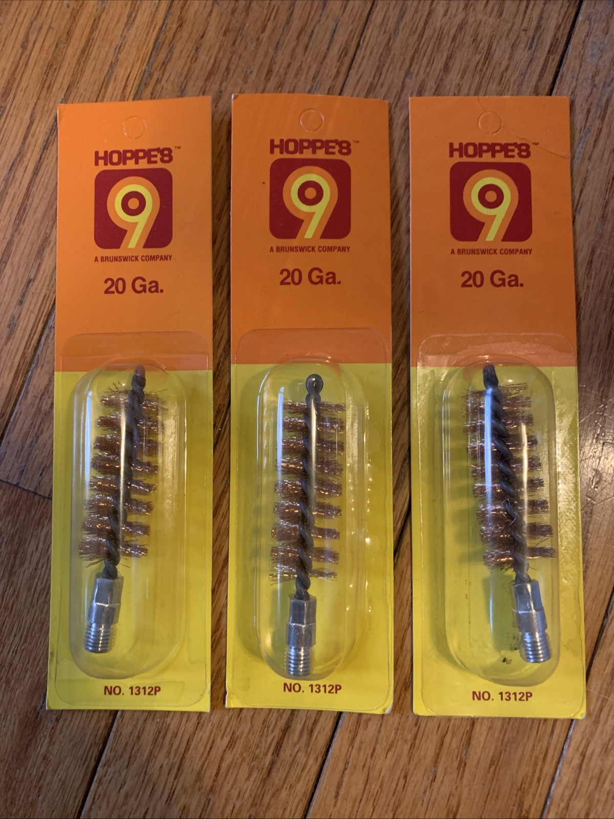 Lot Of (3) Hoppe's 1312P Phosphor Bronze Brush 20 GA Gauge Shotgun