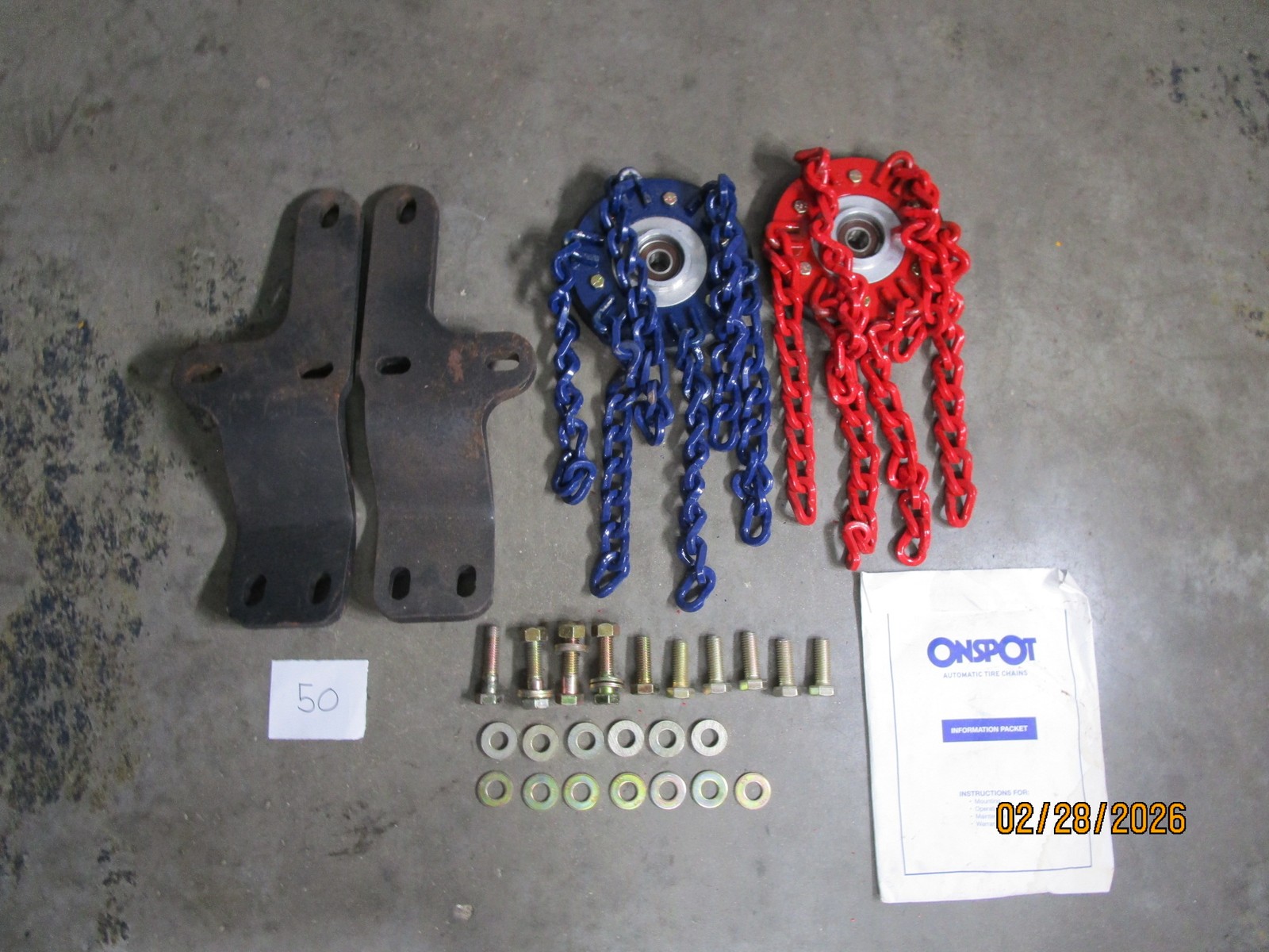 Onspot Auto Tire Chain Assembly New