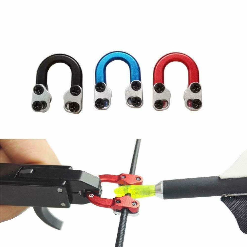 Archery  D Loop Release Compound Bow String Metal U Rope Ring Nock For Hunting